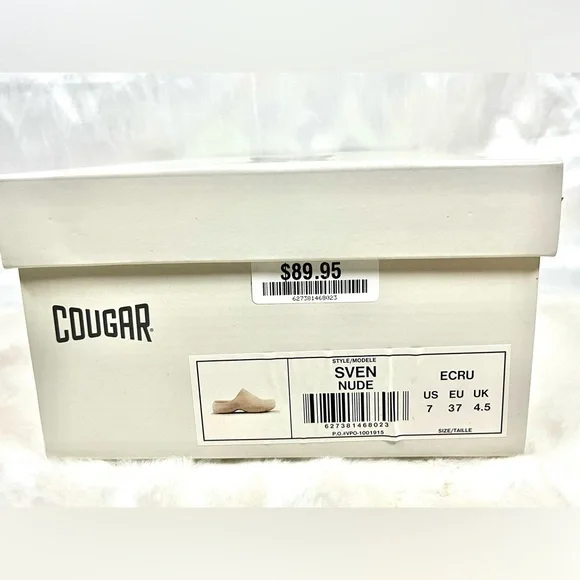 Cougar Sven Clog in Nude Ecru - Picture 9 of 10